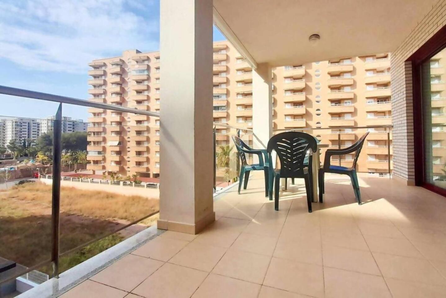 Ayf Espectacular Terraza En 1ª Linea De Playa Apartment Oropesa del Mar Exterior photo